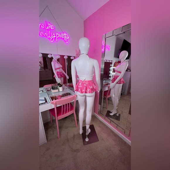 Barbie 2 Piece Lingerie Set: Barbie Skirt and Sheer Top Small - Picture 7 of 7